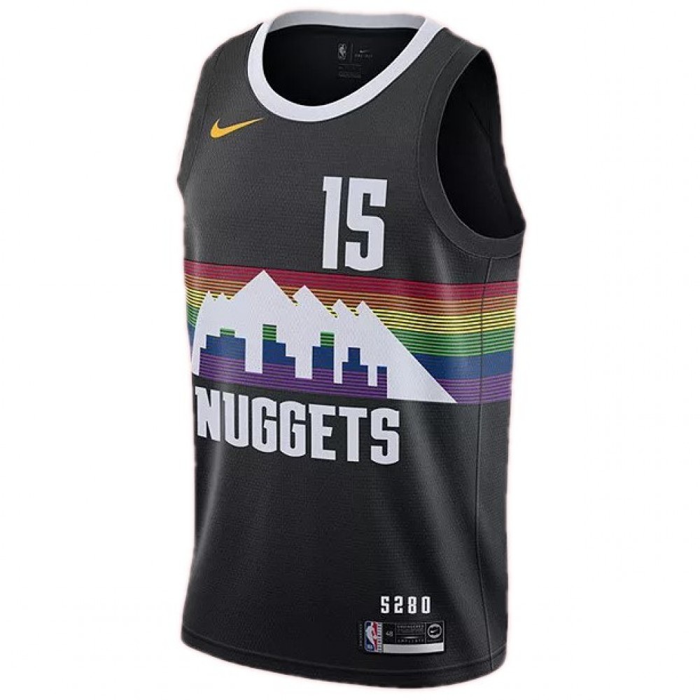 Men's Denver Nuggets Nikola Jokic #15 Black Swingman Player Jersey – City Edition-Pro Kit Vault | Brand New 26/27 Sports Jerseys
